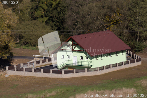 Image of rural wastewater treatment plant