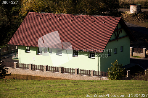 Image of rural wastewater treatment plant