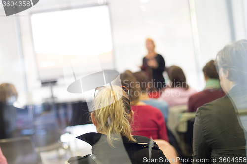 Image of Audience in the lecture hall.