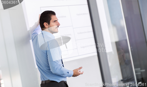 Image of Business presentation on corporate meeting.
