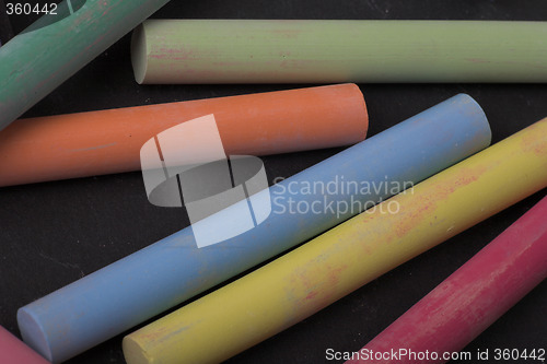 Image of Colorful chalk