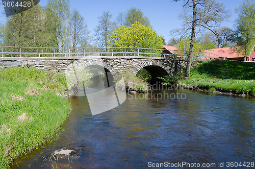 Image of water under the stonebridge