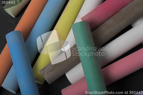 Image of Colorful chalk