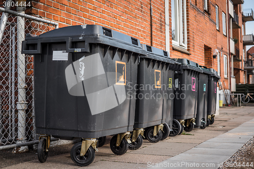 Image of Garbage cans for waste sorting