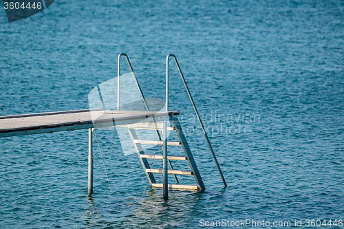 Image of Jetty at a blue ocean