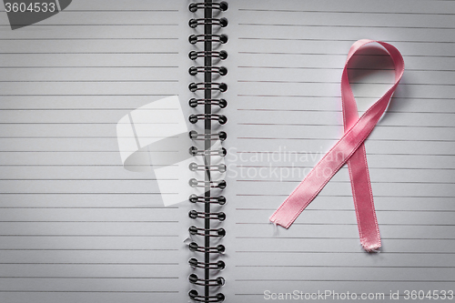 Image of Breast cancer symbol in pink