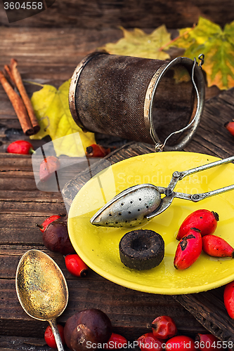 Image of Autumn rose hips tea