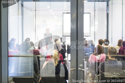 Image of Audience in the lecture hall.