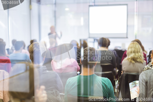 Image of Audience in the lecture hall.