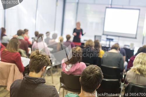 Image of Audience in the lecture hall.