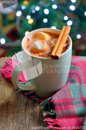 Image of Hot chocolate with marshmallows