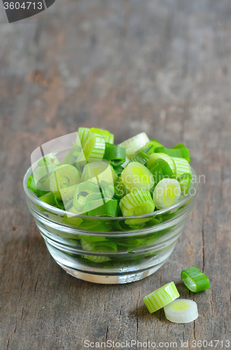 Image of chopped green onions 