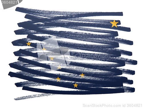 Image of Flag illustration - Alaska