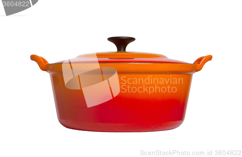 Image of Old cooking pot isolated