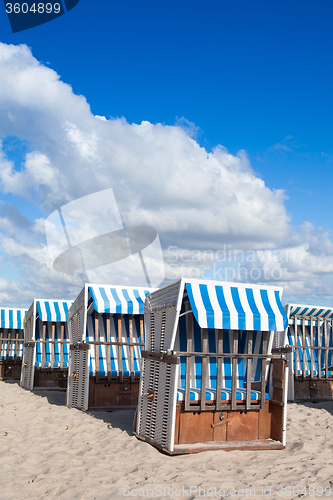 Image of Sunrise  on the beach in Binz, Ruegen Island