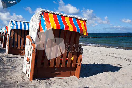 Image of Sunrise  on the beach in Binz, Ruegen Island