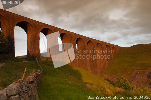 Image of Old Arten Gill Viaduct in Yorkshire Dales National Park