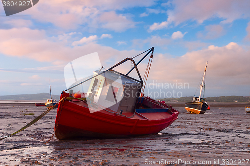 Image of Fishing boats in Morecambe Bay