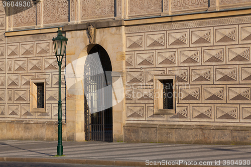 Image of The famous Schwarzenberg Palace near the Prague Castle 