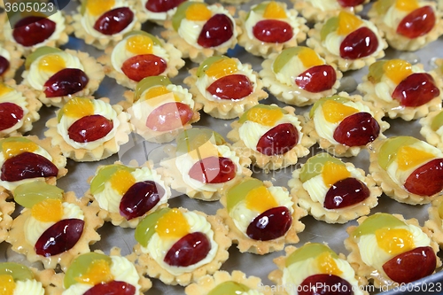 Image of Mini tart cakes.