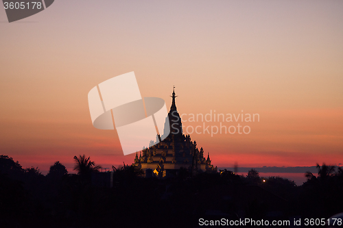 Image of The Swal Daw Pagoda in Yangon