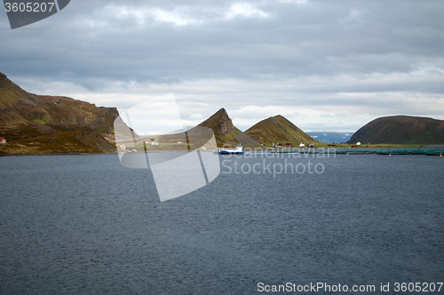 Image of Fish Farm at the Porsangerfjord, Norway