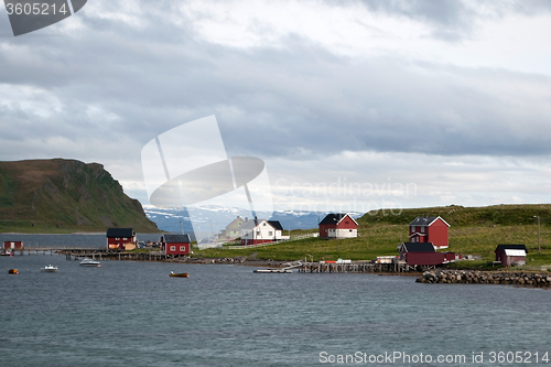 Image of Island in the Porsangerfjord, Norway