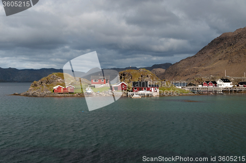 Image of Island in the Porsangerfjord, Norway