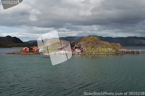 Image of Island in the Porsangerfjord, Norway