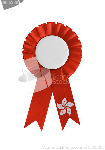 Image of Award ribbon isolated on a white background