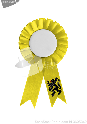 Image of Award ribbon isolated on a white background