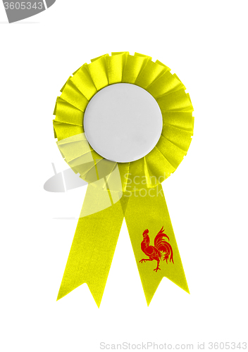 Image of Award ribbon isolated on a white background