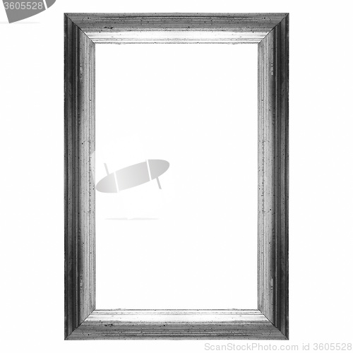 Image of Black and white Isolated frame