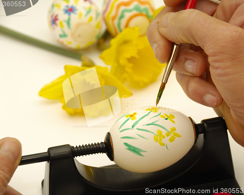 Image of Painting easter eggs
