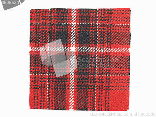 Image of Tartan fabric sample