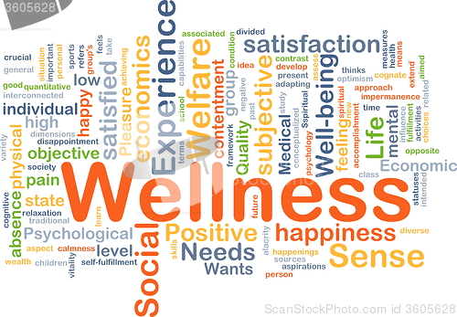 Image of Wellness background concept
