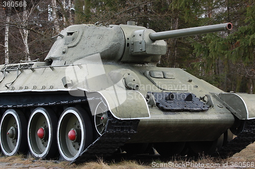 Image of Soviet WWII tank T-34