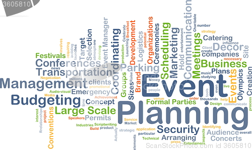 Image of Event planning background concept