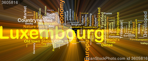 Image of Luxembourg background concept glowing