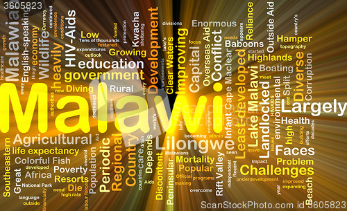 Image of Malawi background concept glowing