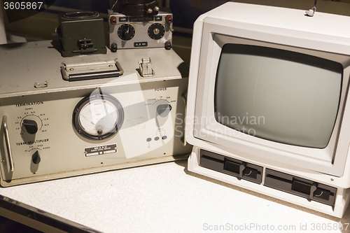 Image of Vintage Audio Components and Computer Monitor