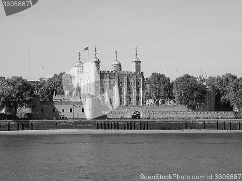 Image of Black and white Tower of London