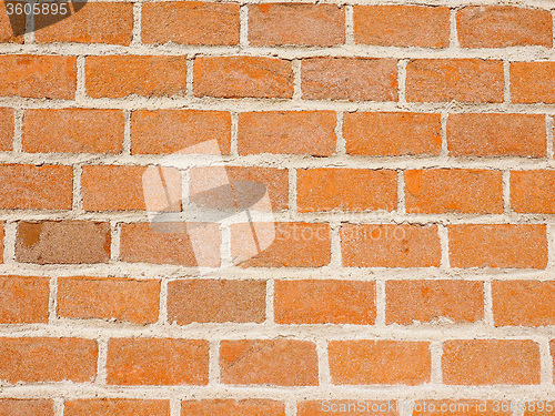 Image of Retro look Red bricks background
