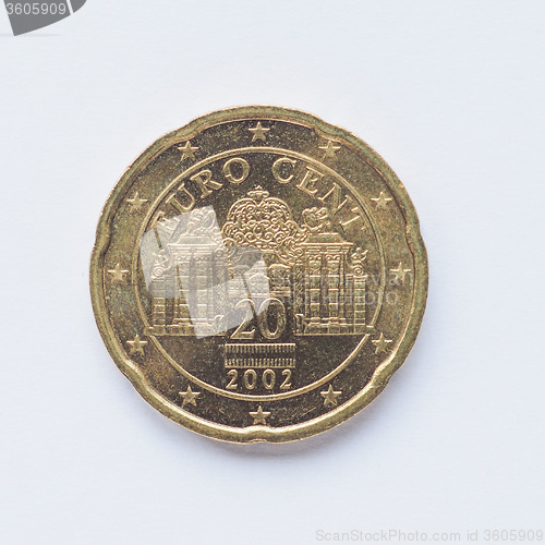 Image of Austrian 20 cent coin