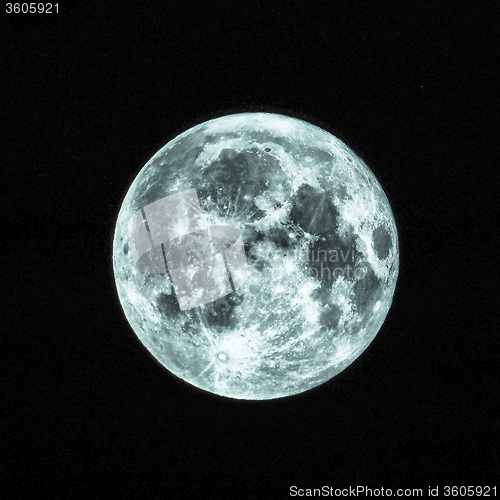 Image of Full moon HDR