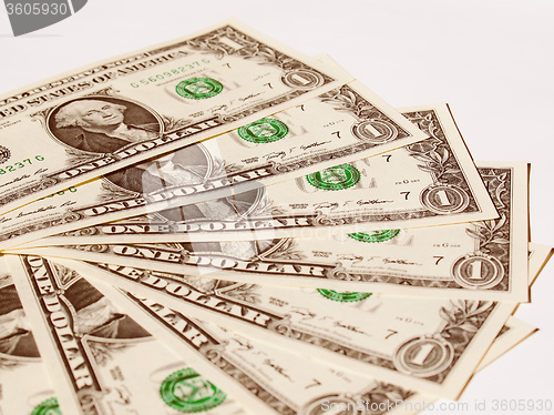 Image of Retro look Dollar notes 1 Dollar