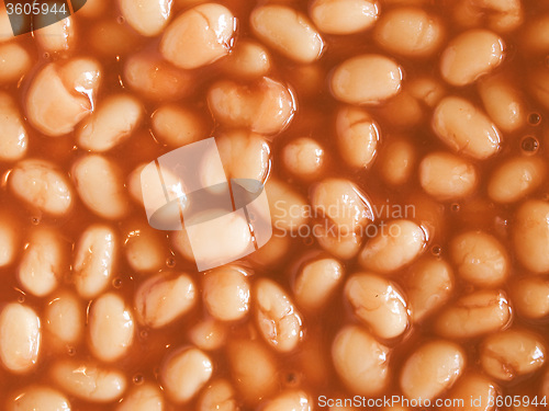 Image of Retro looking Baked beans