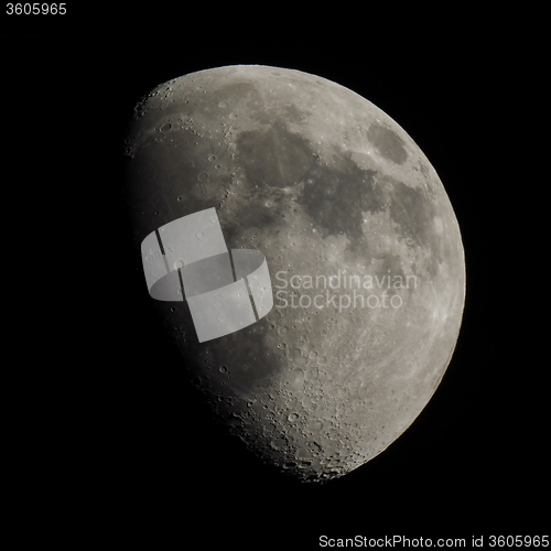 Image of Gibbous moon