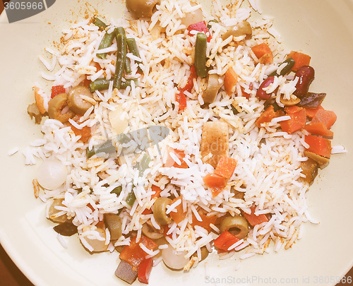 Image of Retro looking Curry rice