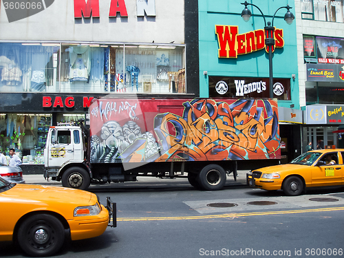 Image of Traffic on Times Square 